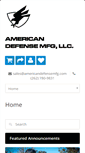 Mobile Screenshot of americandefensemanufacturing.com